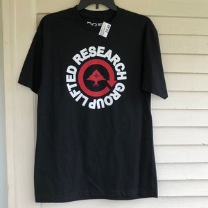 NWT Men’s Black T-shirt Lifted Research Group Logo
